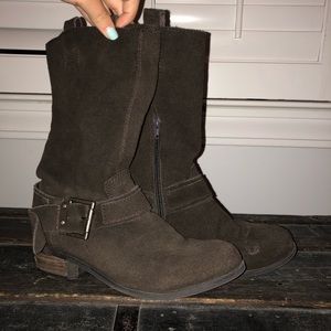!!LUCKY BRAND Brown Suede Boots!!